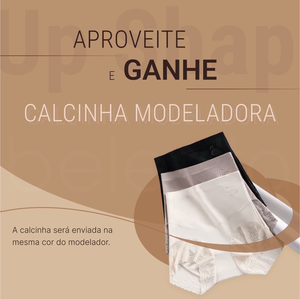 Body Modelador Up Shaper - Compre 1 Leve 2 + Brinde Calcinha Modeladora