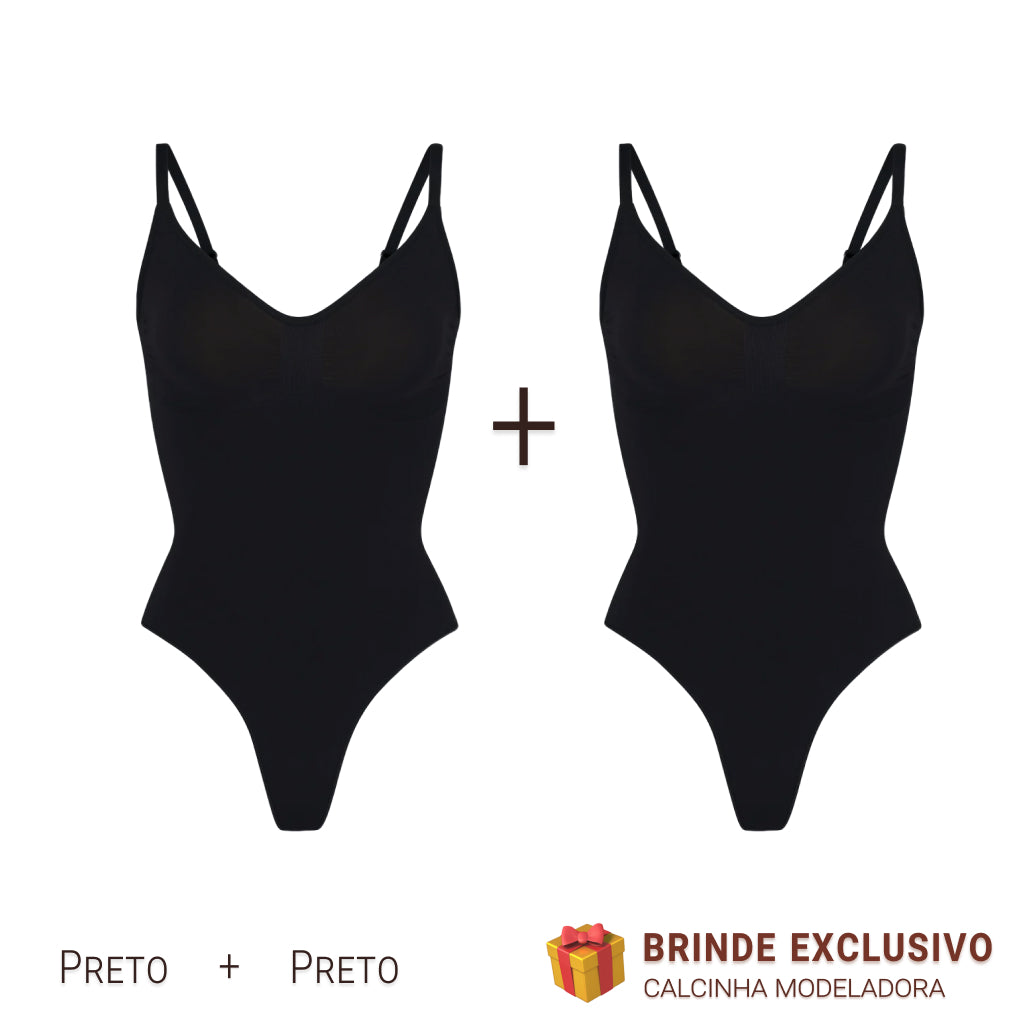 Body Modelador - Up Shaper - Compre 1 Leve 2 + Brinde Calcinha Modeladora