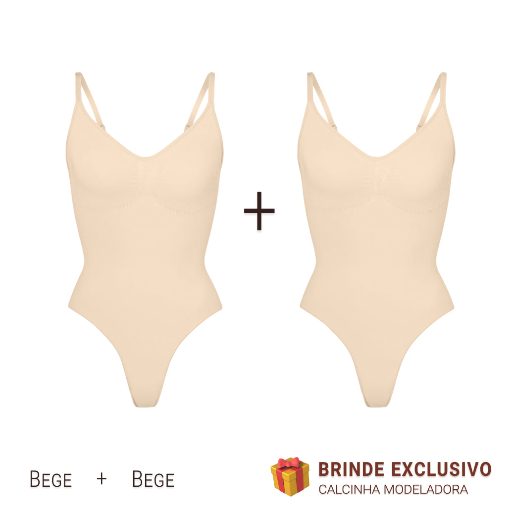 Body Modelador - Up Shaper - Compre 1 Leve 2 + Brinde Calcinha Modeladora