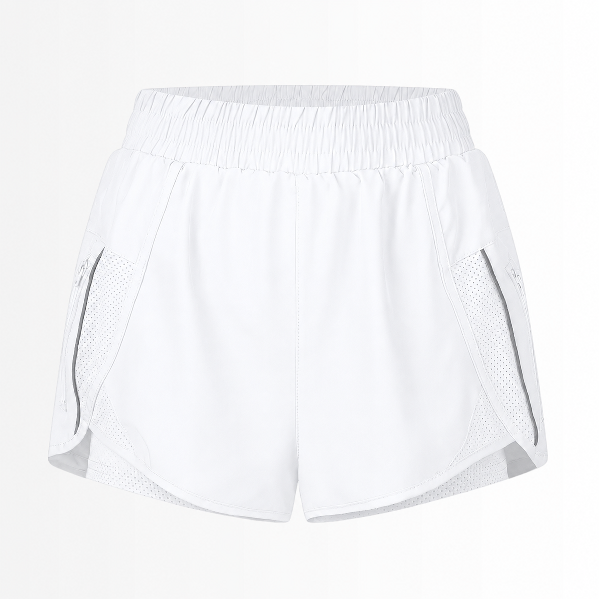 Short Esportivo Feminino MoveFit - Dupla face, Leve, Respirável e com Bolsos de Zíper
