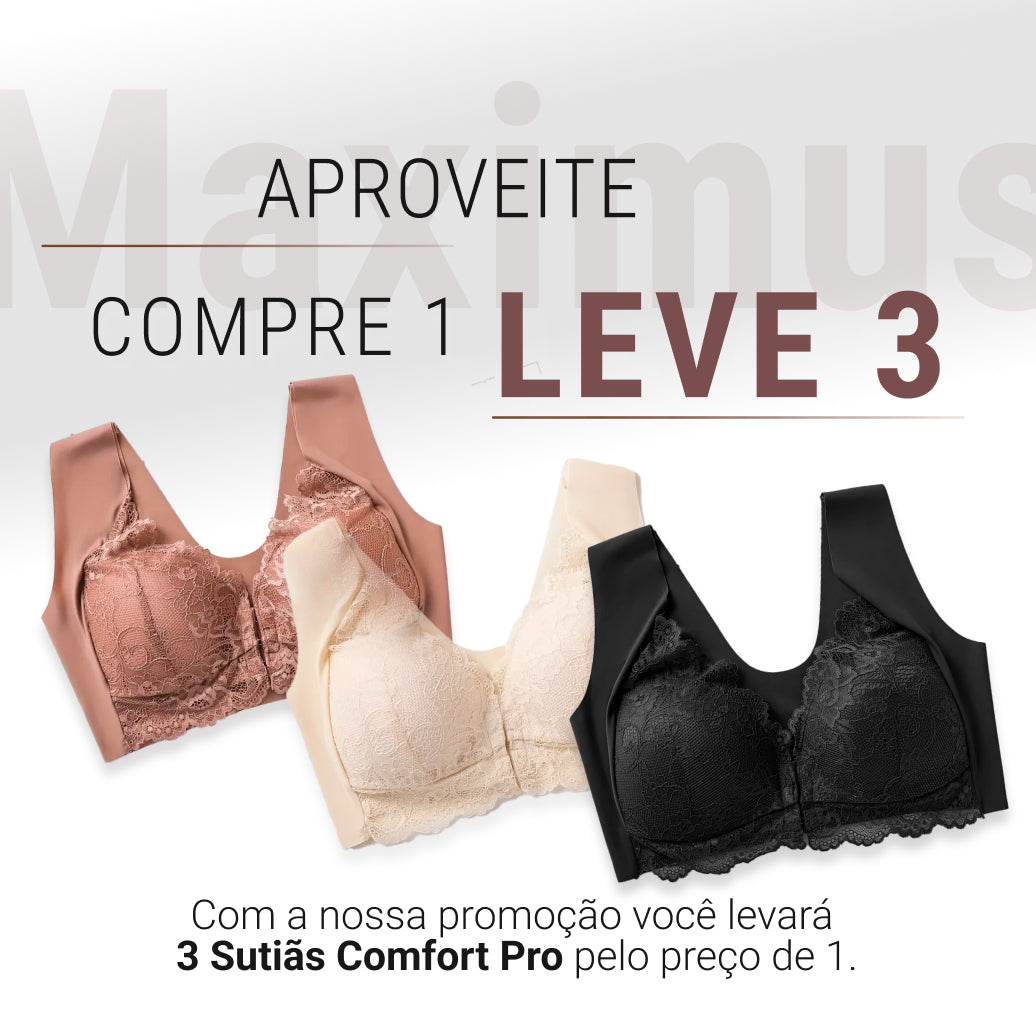 Sutiã Maximus Confort - Super Oferta (Compre 1 Leve 3)
