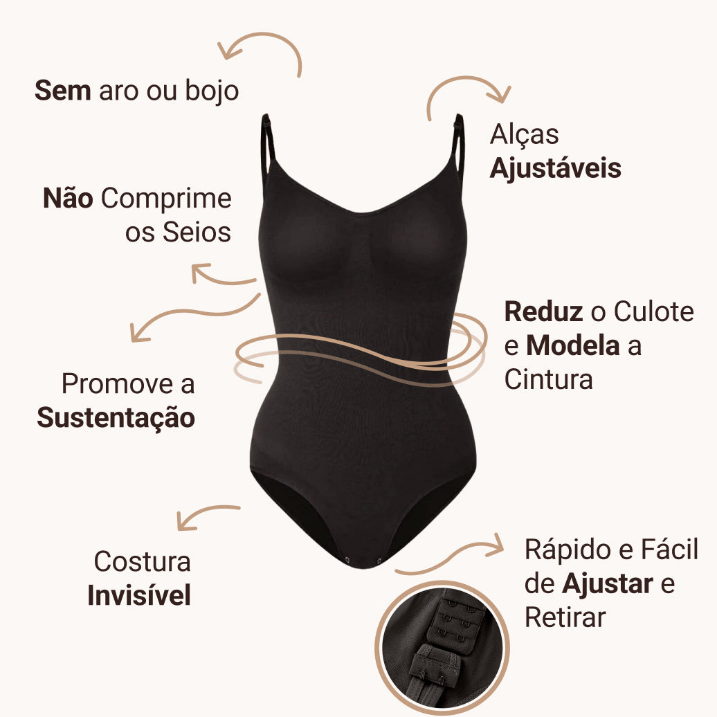 Body Modelador - Up Shaper - Compre 1 Leve 2 + Brinde Calcinha Modeladora