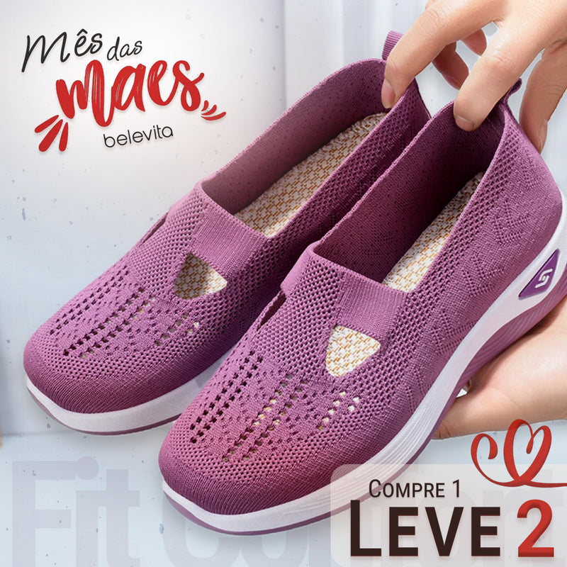 Tênis Ortopédico Feminino Fit Confort | PAGUE 1 LEVE 2