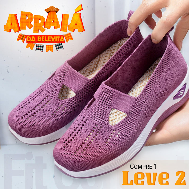 Tênis Ortopédico Feminino Fit Confort | PAGUE 1 LEVE 2