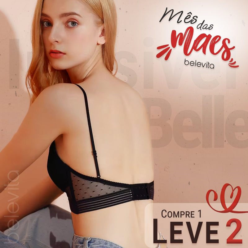 Sutiã Invisível Confort Bella - Compre 1 Leve 2