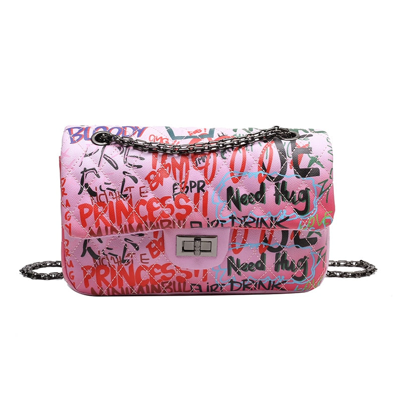 Bolsa Feminina de mão Grafite Rosa Colors Belevita