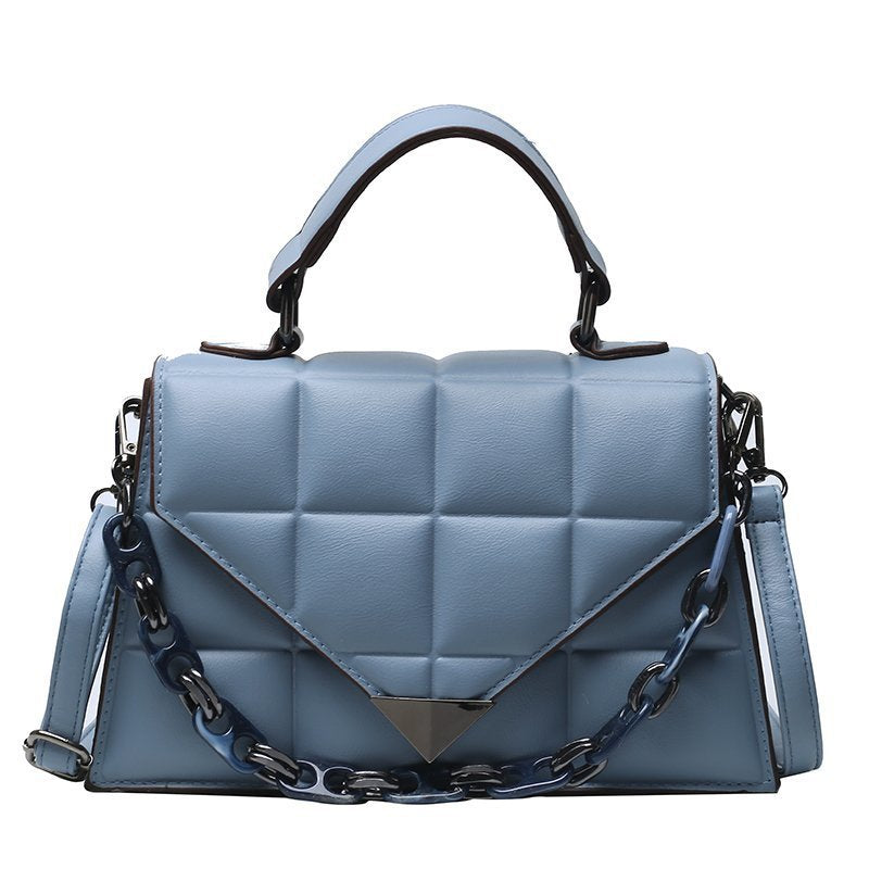 Bolsa Feminina de Ombro Azul Square Belevita